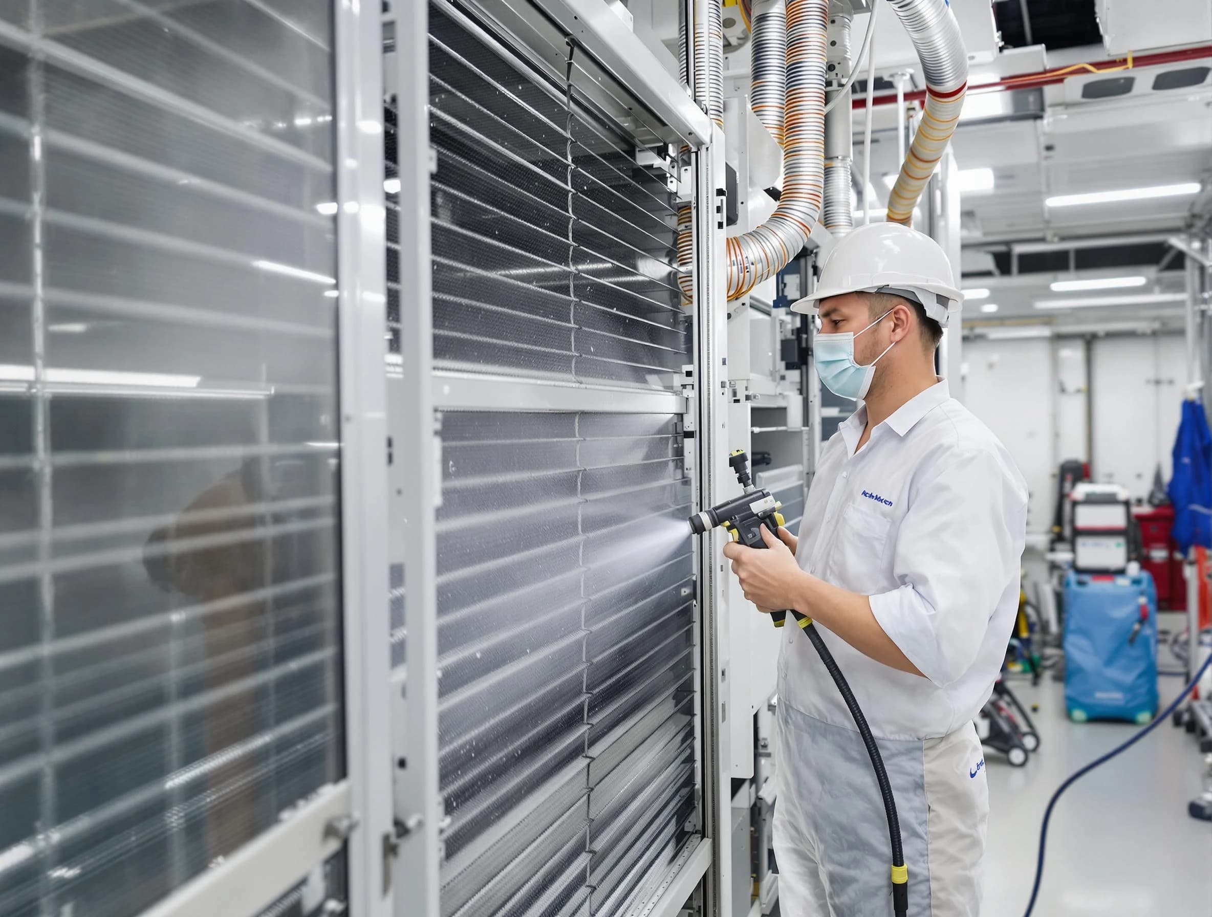 Professional AC coil cleaning by Fredericksburg Air Duct Cleaning in Fredericksburg