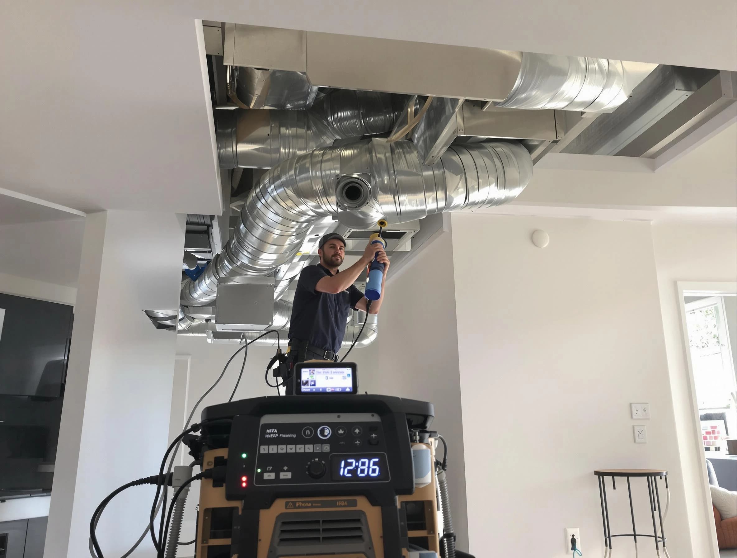 Advanced pure air duct cleaning by Fredericksburg Air Duct Cleaning in Fredericksburg