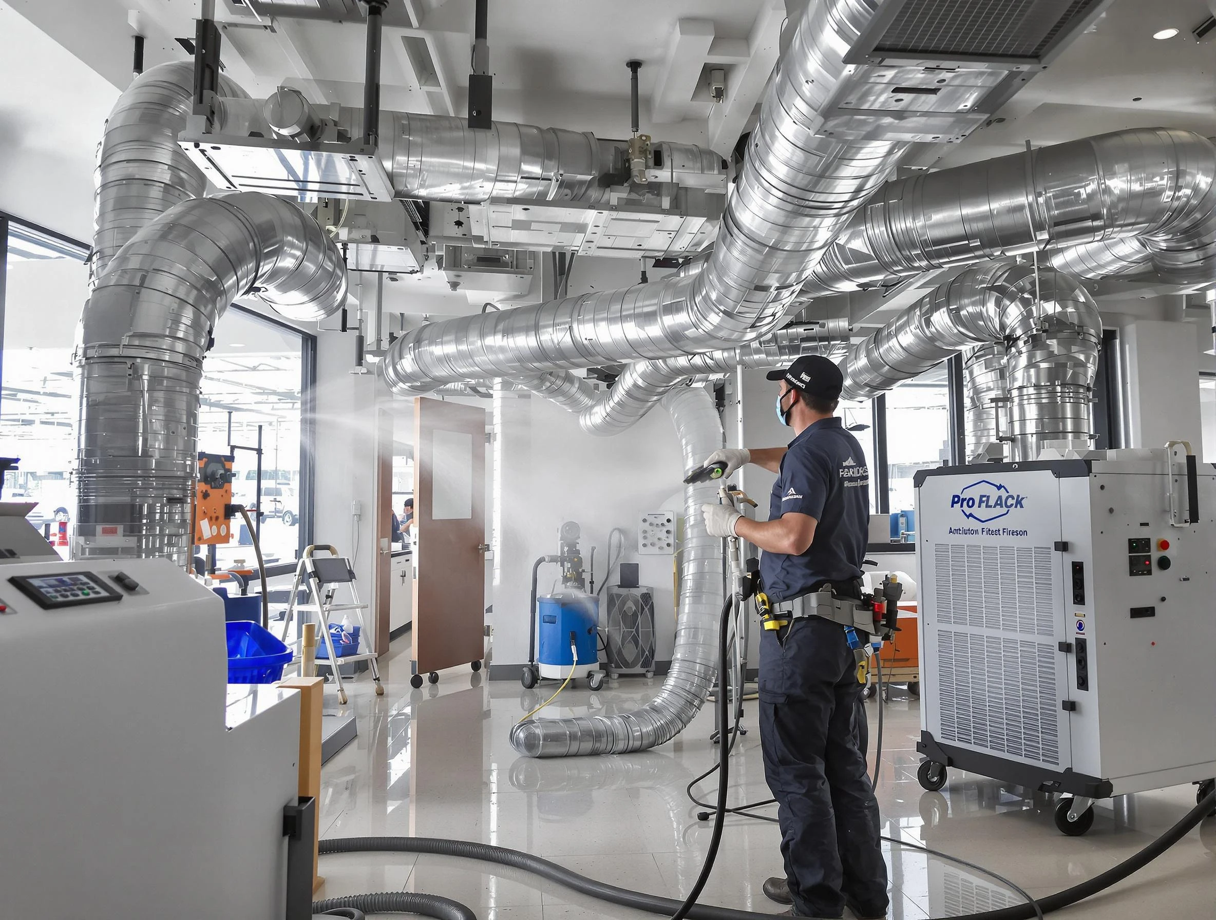 Negative Pressure Air Duct Cleaning in Fredericksburg