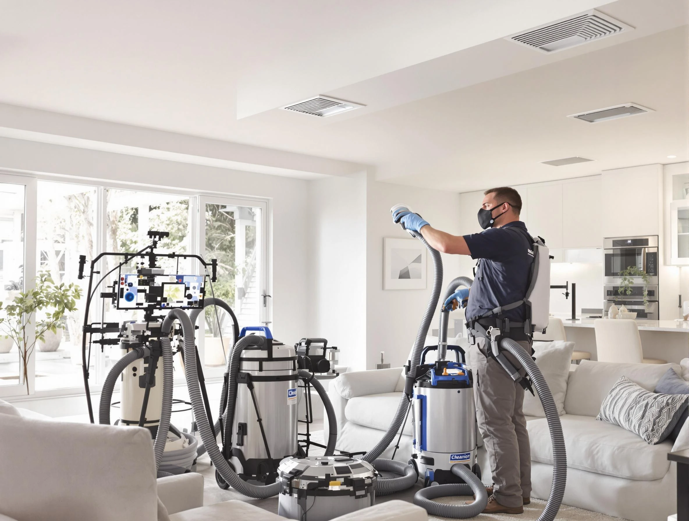 Professional AC duct cleaning by Fredericksburg Air Duct Cleaning in Fredericksburg