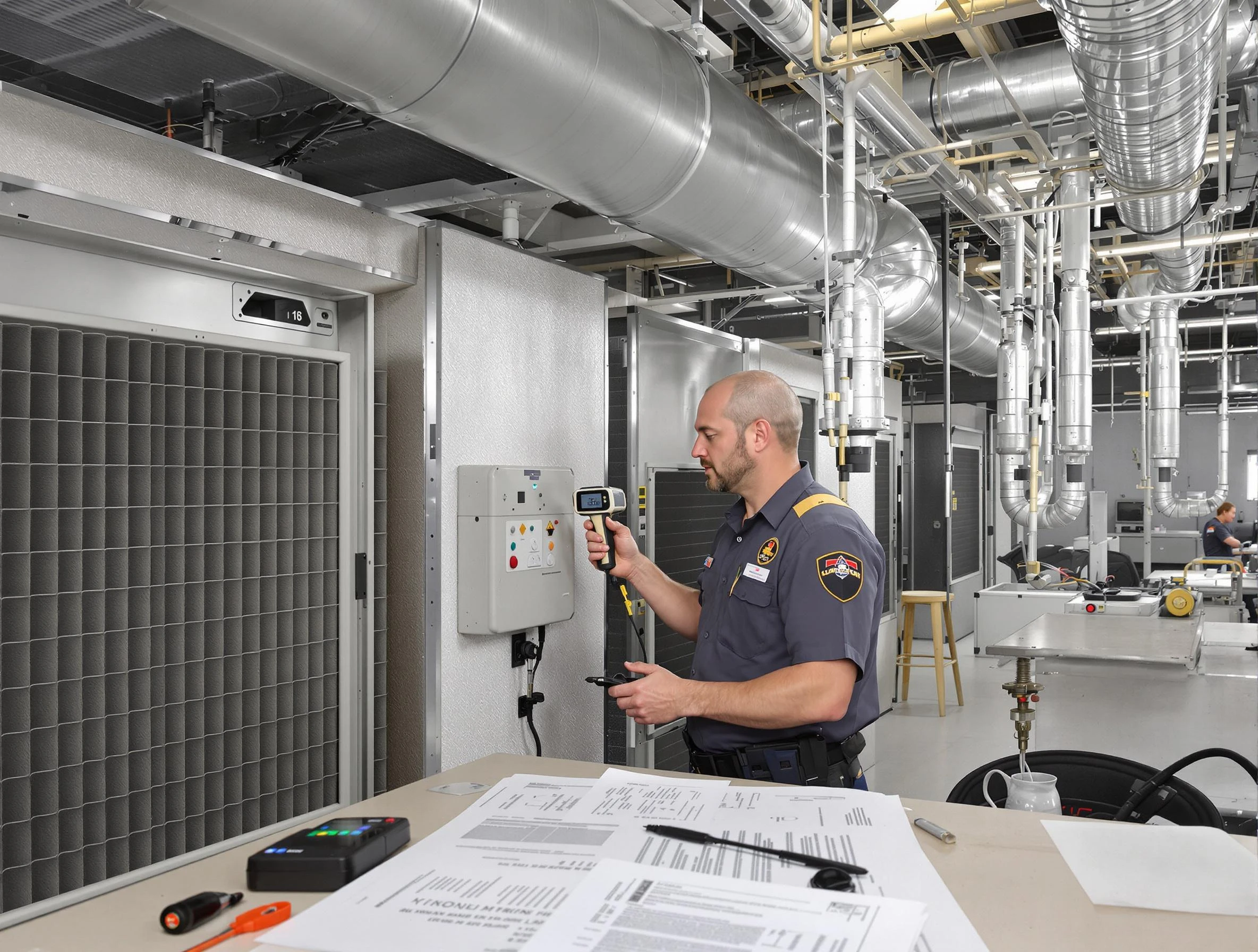 Professional filter system inspection by Fredericksburg Air Duct Cleaning in Fredericksburg