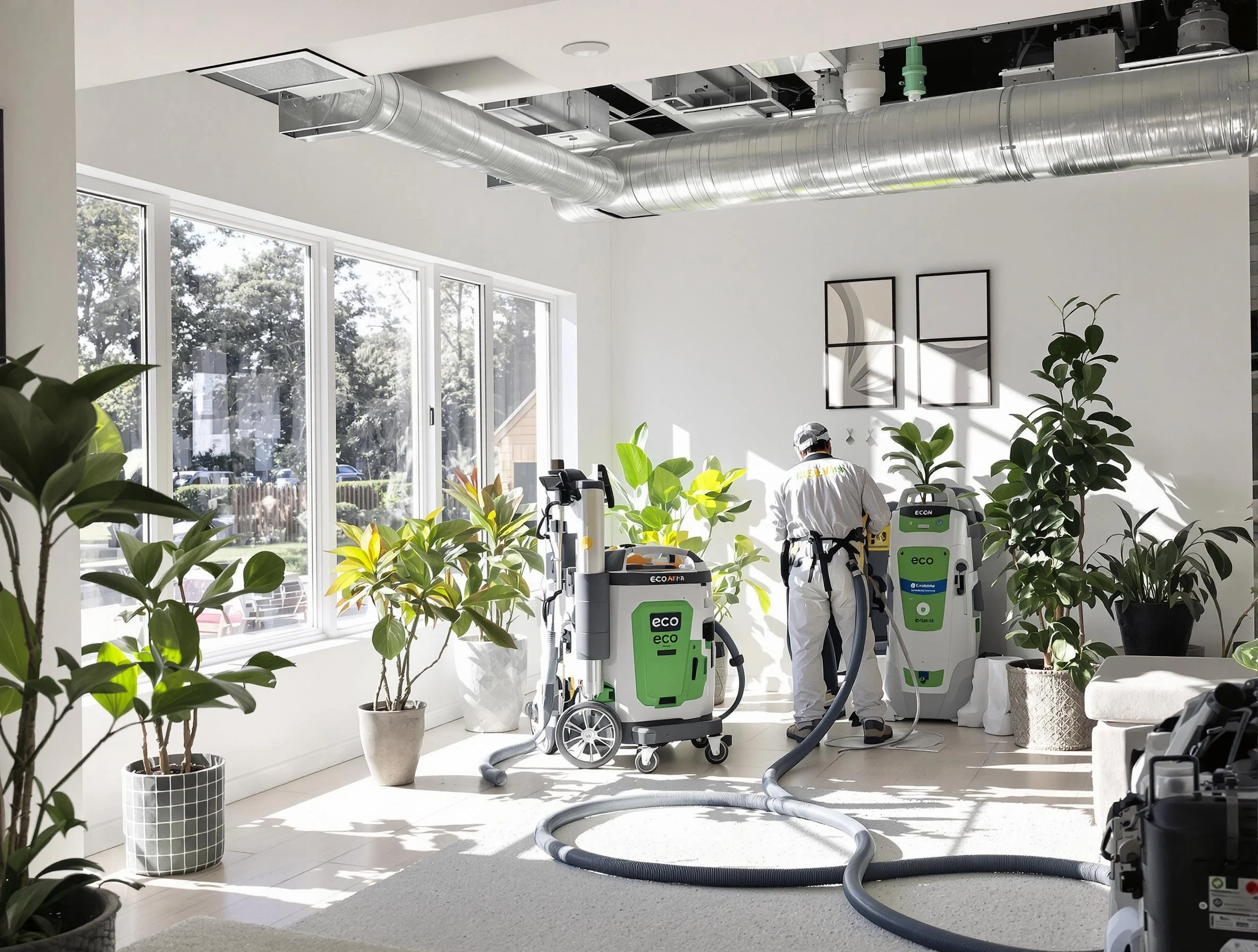Environmentally-friendly duct cleaning by Fredericksburg Air Duct Cleaning in Fredericksburg